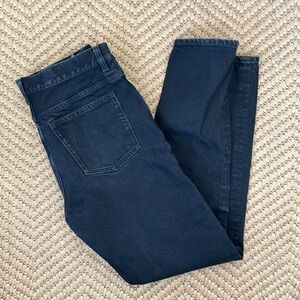 COS Denim - Regular Mid Rise Tapered Leg Denim Jeans - Black - 32 32